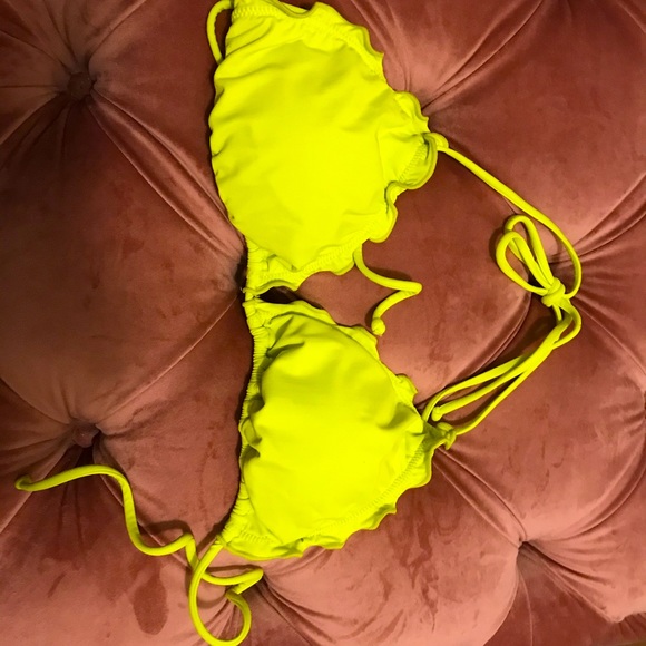 COPY - VIX Paula Hermanny yellow triangle bikini - Picture 4 of 5